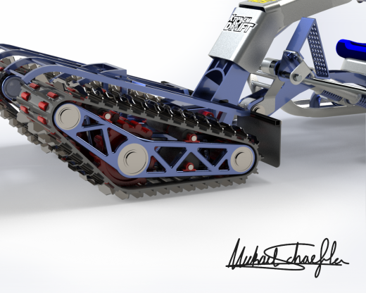 雪地漂移履带车缩略图